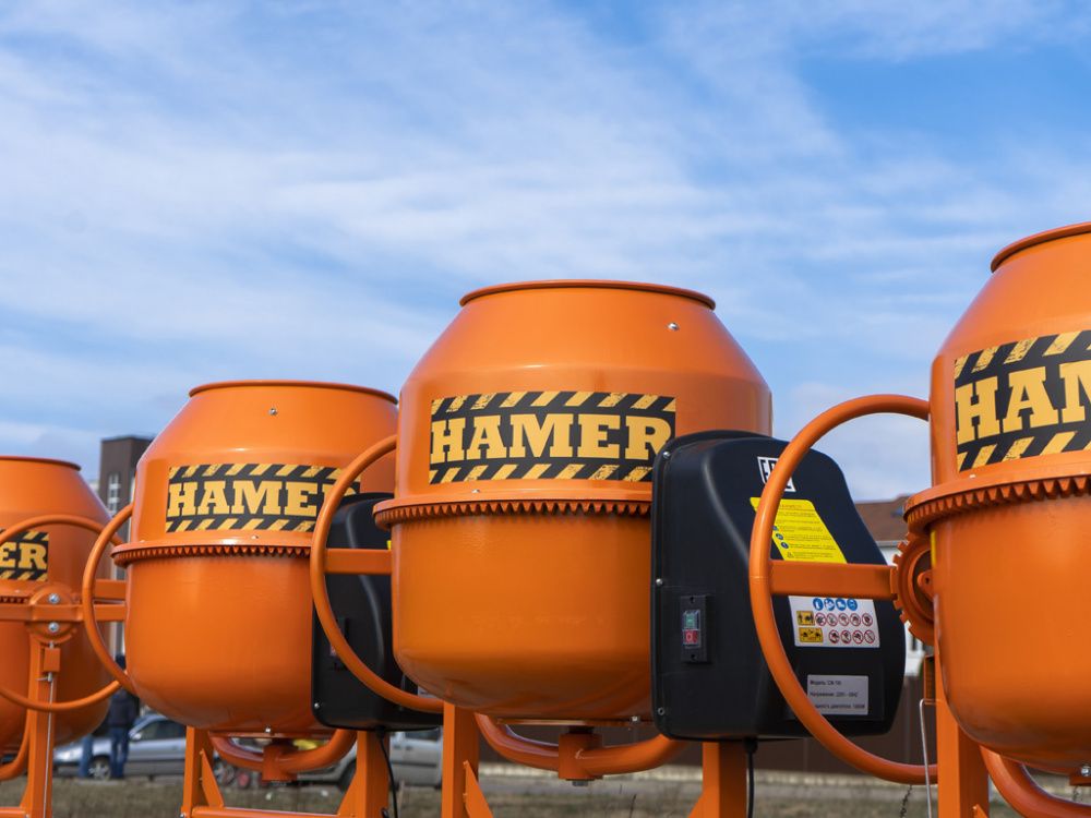 Бетономешалка HAMER CM-200 вид модели бетономешалка hamer cm-200