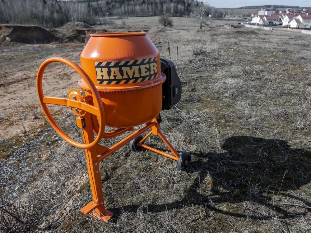 вид модели бетономешалка hamer cm-150