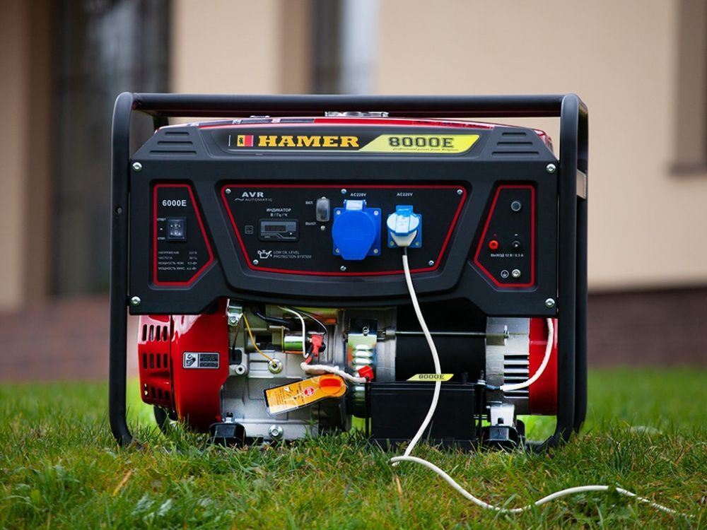 Бензогенератор HAMER 8000E вид модели бензогенератор hamer 8000e
