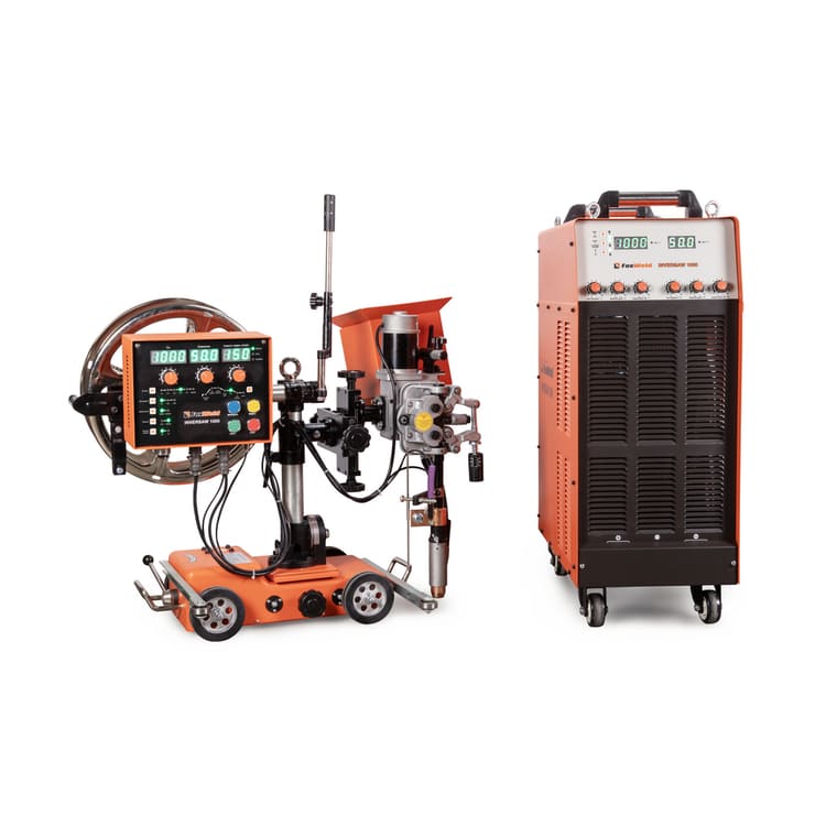 общий вид модели сварочный источник foxweld inversaw 1000 с трактором