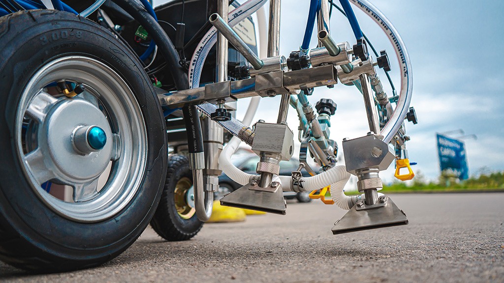 вид модели разметочная машина dino-power dp-6335l