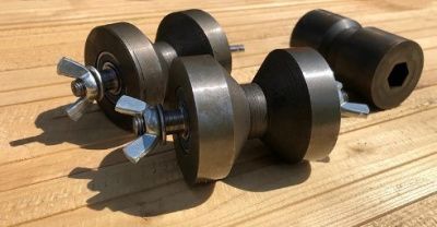 вид модели набор для проката труб радиус