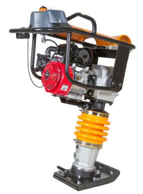 вид модели вибротрамбовка (вибронога) hamer trm80 с двигателем loncin