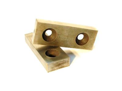 вид модели ножи для рубочного станка смж-172 110х40х18 под потай без резьбы  (сталь 6хв2с)