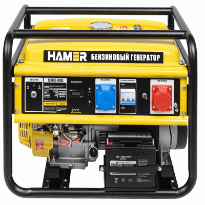Бензогенератор HAMER 12000E-EQUAL
