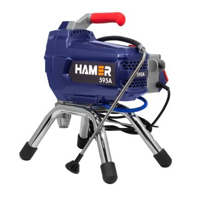 вид модели аппарат окрасочный безвоздушный hamer 595a с пистолетом x-450