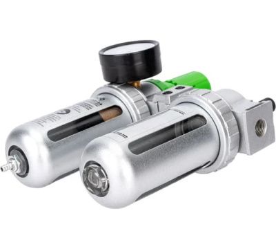 вид модели фильтр воздушный eco au-02-14 с регулировкой давления и маслораспылителем (1/4",1750л/мин)