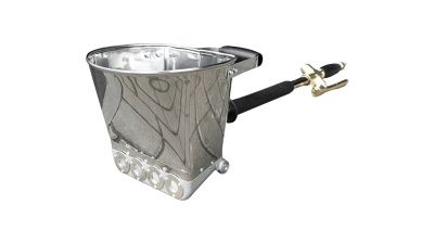 вид модели хоппер-ковш для нанесения штукатурки dp-ch200a