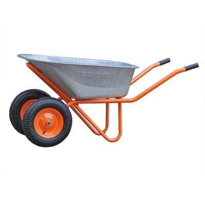 общий вид модели тачка строительная brado 2x130 expert pro