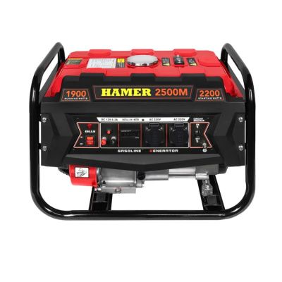 вид модели генератор бензиновый hamer 2500m