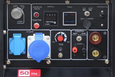 вид модели генератор сварочный дизельный инверторный tss dgw 7.0/250ed-r