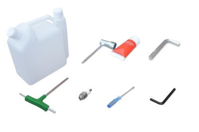 вид модели отбойный молоток бензиновый tss-gjh95 в кейсе