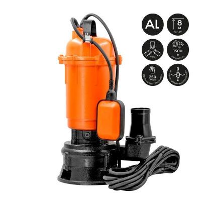 вид модели насос дренажно-фекальный skiper wq8-1.5x