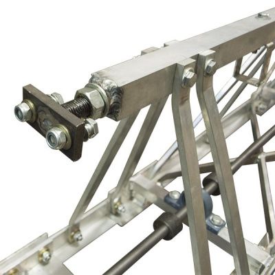 вид модели конечная секция 1,5 м виброрейки grost svr