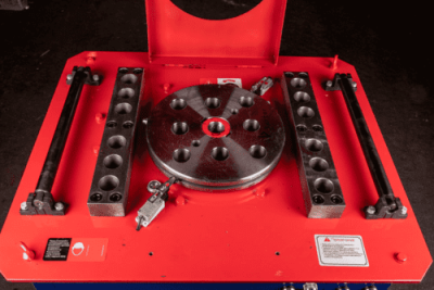 вид модели станок для гибки арматуры vektor gw40 (с доводчиком)