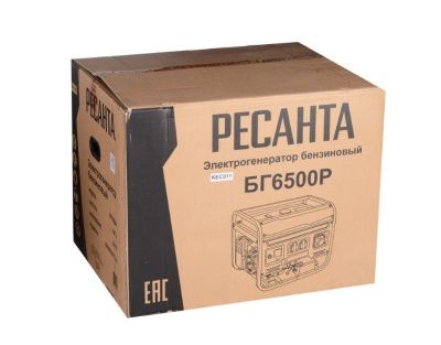 вид модели генератор бензиновый ресанта бг 6500 р