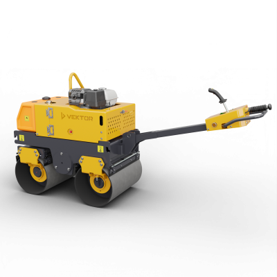 вид модели виброкаток ручной двухвальцовый vektor vrdr-800