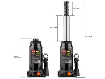 вид модели домкрат гидравлический startul auto st8019-06, 6 т, 200-405 мм