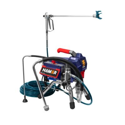 вид модели аппарат окрасочный безвоздушный hamer 595a с пистолетом x-450