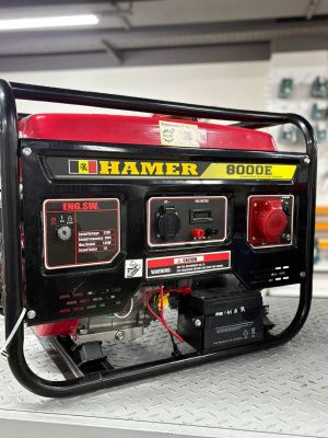 вид модели бензогенератор hamer 8000e (134u) уценка