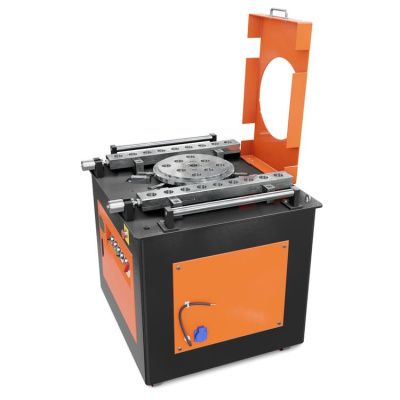 вид модели станок для гибки арматуры vektor gw32sa (c доводчиком)