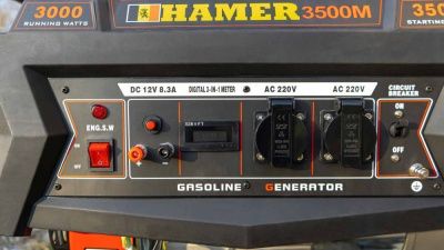 вид модели бензогенератор hamer 3500m (0145u) уценка