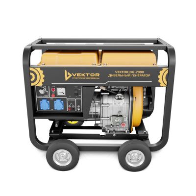 вид модели генератор дизельный vektor dg-7000