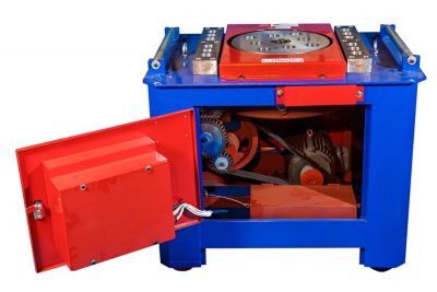 вид модели станок для гибки арматуры vektor gw50c с доводчиком