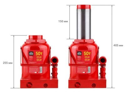 вид модели домкрат гидравлический startul auto st8018-50, 50 т, 255-405 мм