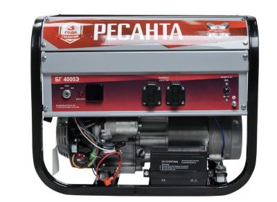 вид модели генератор бензиновый ресанта бг 4000 э