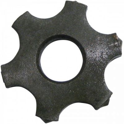 вид модели звездочка с карбидными вставками для фрезеровальных машин grost sm200