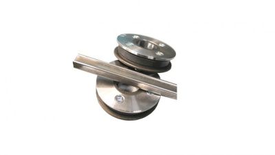 вид модели комплект роликов «п-образный» на профильную трубу сечением 10х10 мм