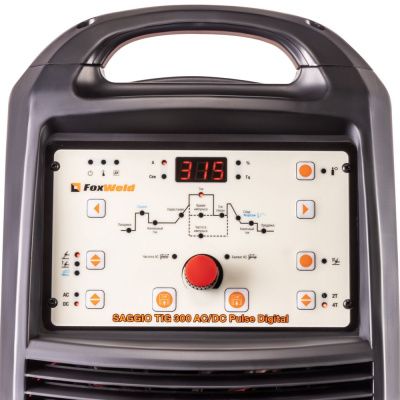 вид модели аппарат аргонодуговой сварки foxweld saggio tig 300 ac/dc pulse digital