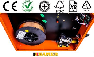 вид модели сварочный полуавтомат hamer mig-250x