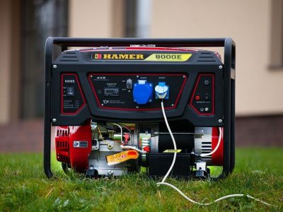 вид модели бензогенератор hamer 8000e